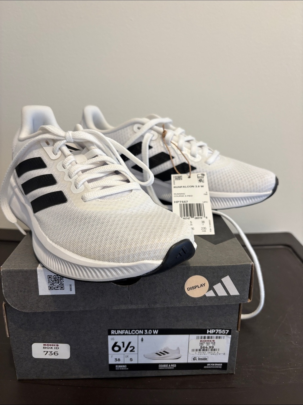 adidas White and Black Women's Sneakers NWT